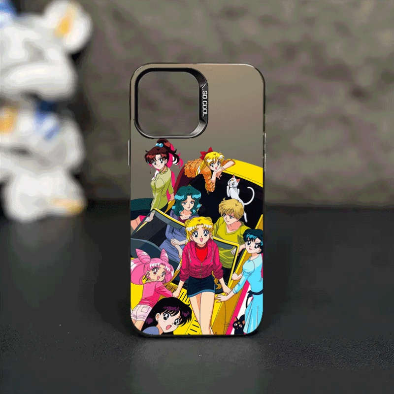 1Pc Mixed Color For iPhone 7 Plus 8 Plus Anime Patterns Phone Case