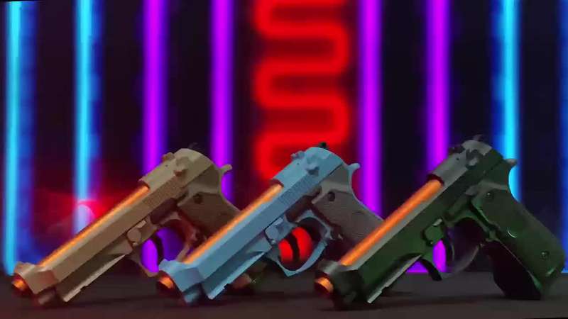 Toy Guns Items Sand Color  6 Shells  Add  20 Soft Bullets