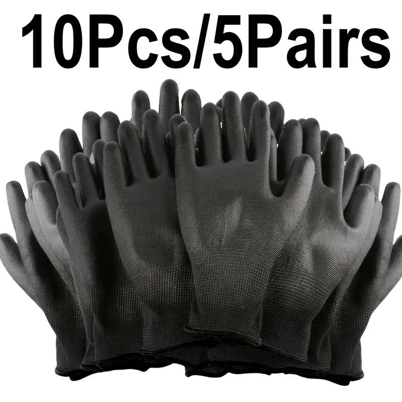 Work Gloves Size Xl Items Thickened Black Gloves