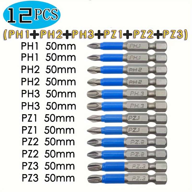 Screwdriver Bit Tool Set Quantity 6Pcs