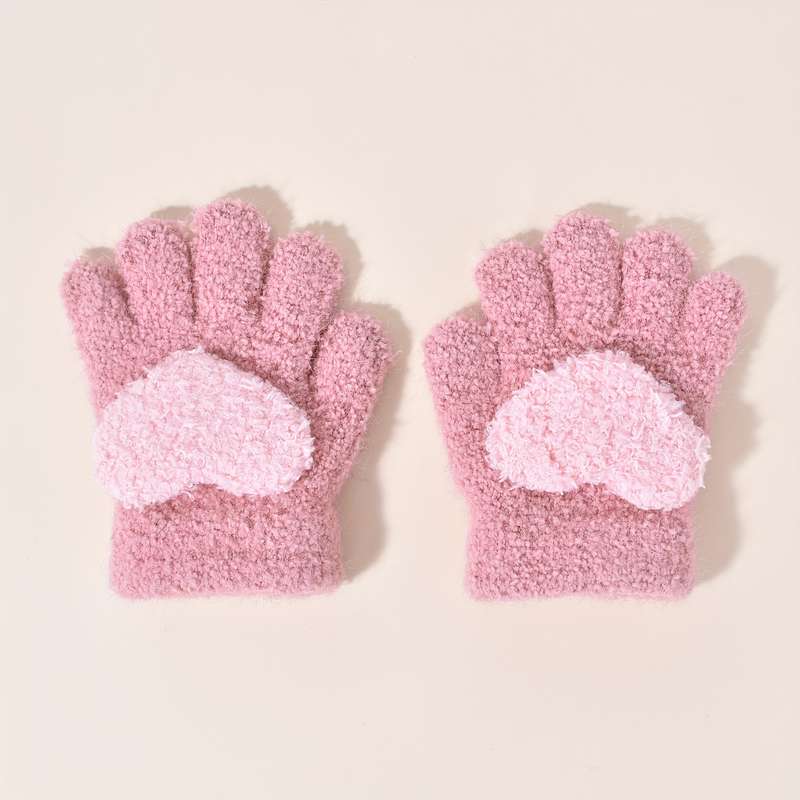 Winter Gloves Color Blue Size 1 To 3Y