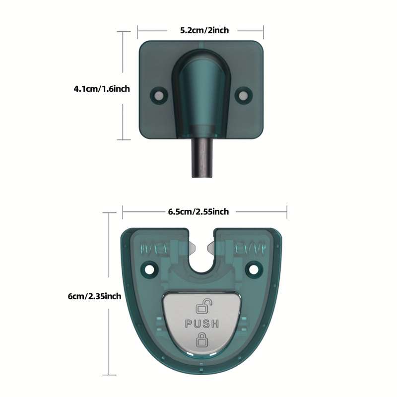 Lock Color Dark Green