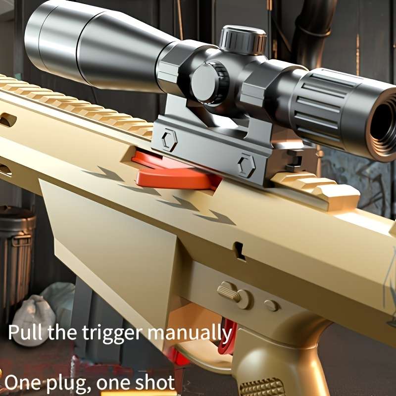Toy Guns Color Children'S Barrett Soft Bullet Gun  Sand Color
