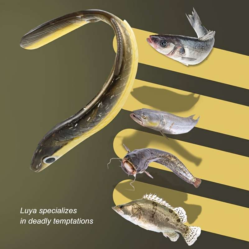 5pcs Bionic Soft Loach Fishing Lures Ultra-Realistic Artificial Baits with Soft Body for Minn
