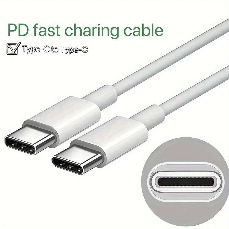 1pc Type-C fast charging data cable 100cm suitable for iPhone 15 iPhone 6 Samsung Huawei Xi