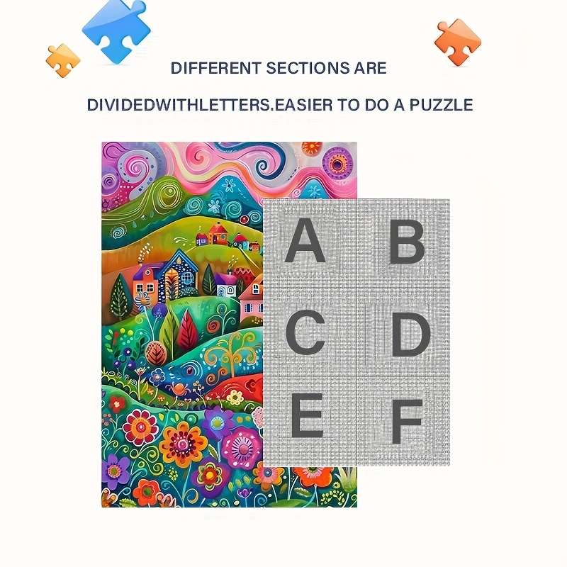 1000pcs Jigsaw Puzzle High Difficulty Giant Jigsaw Puzzle High Quality Thick And Du