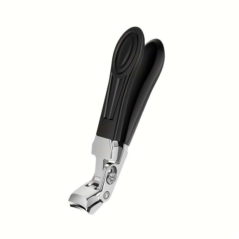 1pc Ergonomic Stainless Steel Nail Clippers Heavy-Duty Wide Jaw for Thick Toenails  Fingern