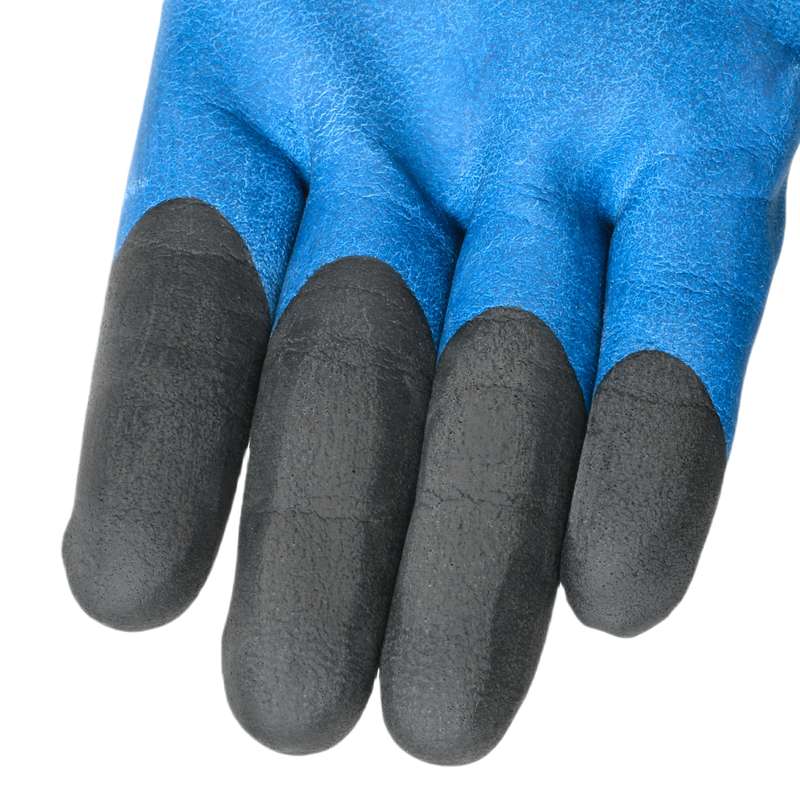 Work Gloves Color Thickened Finger Coating Size 6Pcs 3Pairs