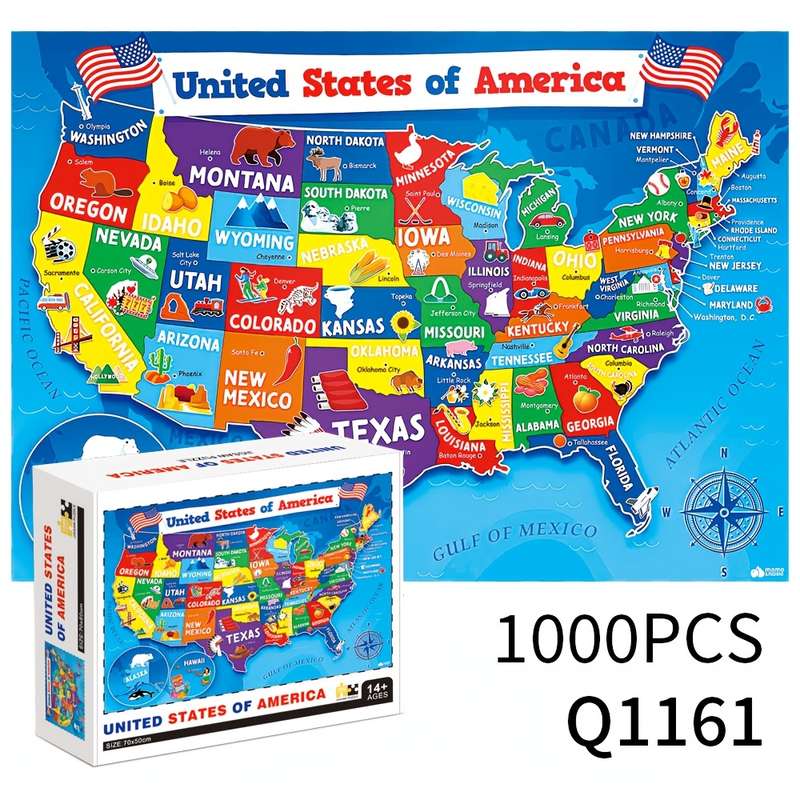 1000 Piece Paper Jigsaw Puzzle For Adults