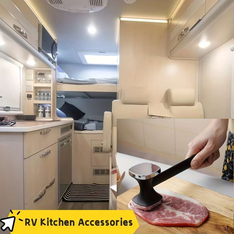1pc Cooking Utensils Small Kitchen Tools Meat Mallets Alloy Meat Mallets Metal Meat Mallets