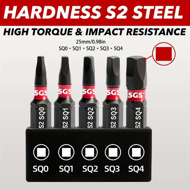 Screwdriver Bit Tool Set Color Black