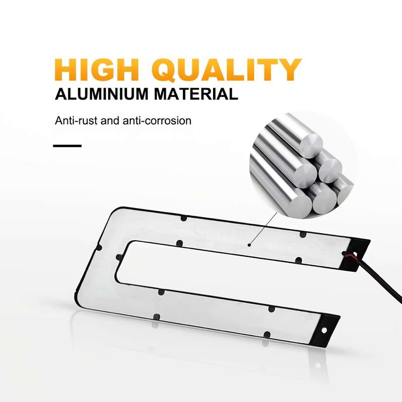 2pcs Car-Shaped COB LED Daytime Running Lights DC 12V High-Brightness LED DRL Exter