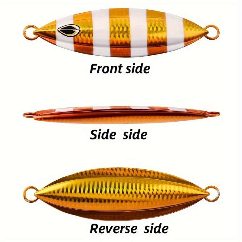 1pc 100g Metal Jig Vib Fishing Lure Sinking Lures For Deep Sea Fishing