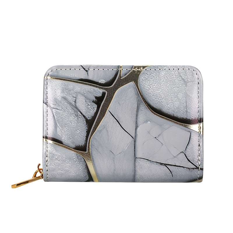 1pc Stylish Womens Zipper Wallet with Multiple Card Slots High Quality Coin Purse in Vibrant Mar