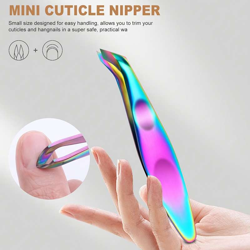 1pc Professional Nail Tool For Removing Dead Skin And Cuticles Made Of Stainless Steel With A