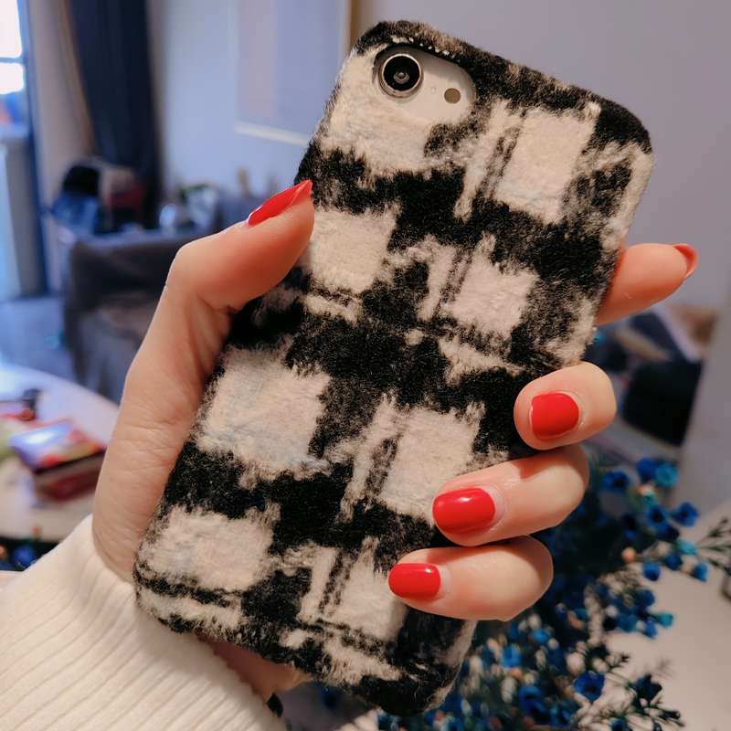 1Pc Black For iPhone 7 8 Se2 Se3 Phone Case Phone Cover