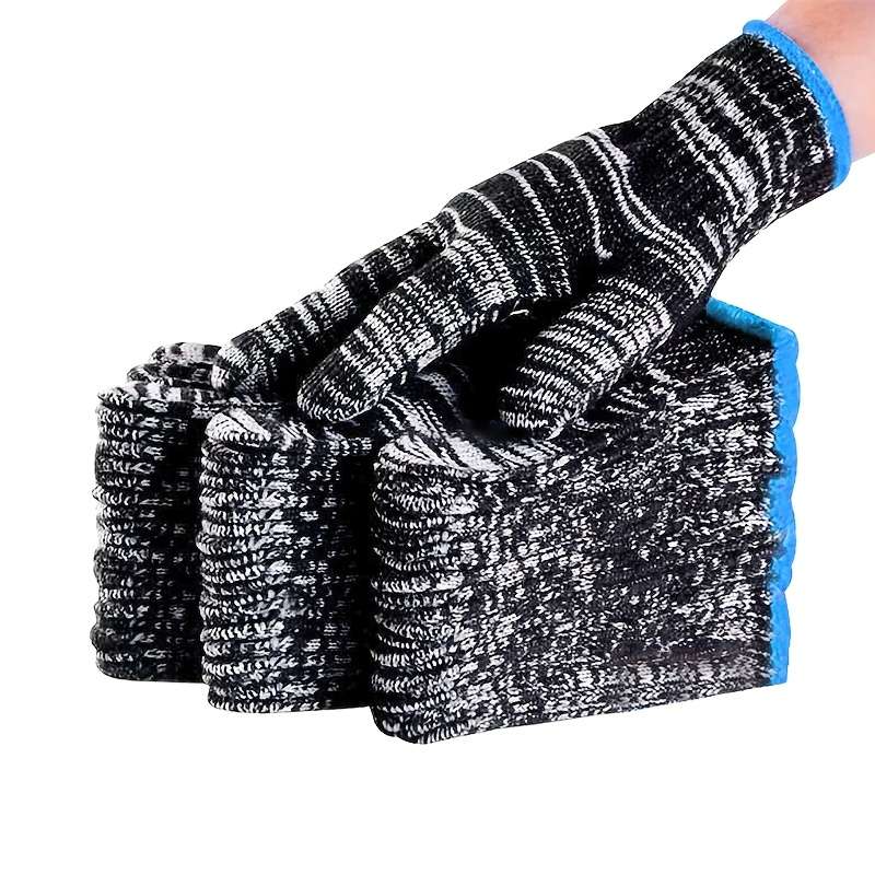 10 Pairs Red Black Red Multi Purpose Work Gloves
