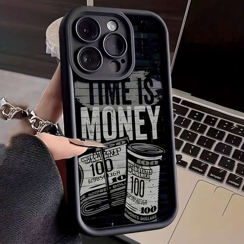 1Pc Black For iPhone 16 Plus Phone Case Phone Cover