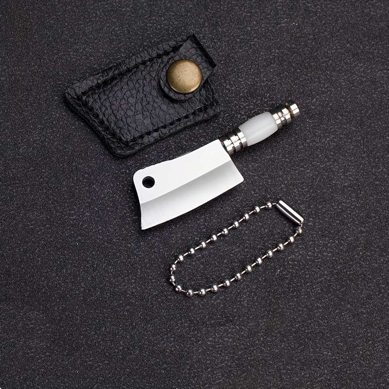 1pc Small Straight Knife Mini Pocket Knife Colorful Sharp Micro Portable EDC Keychain Pen