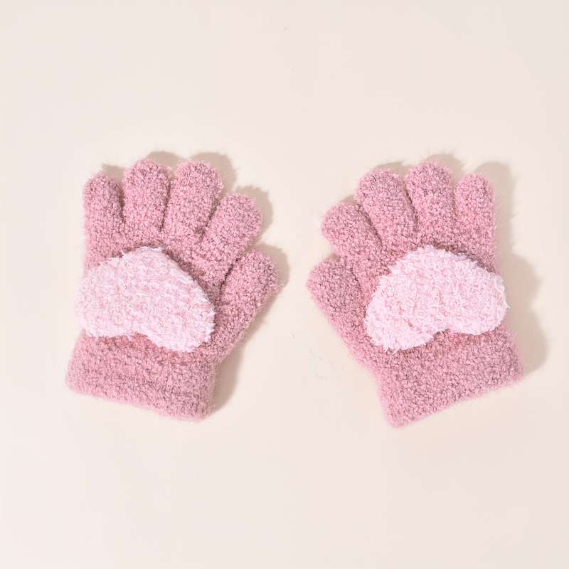 Winter Gloves Color Blue Size 1 To 3Y