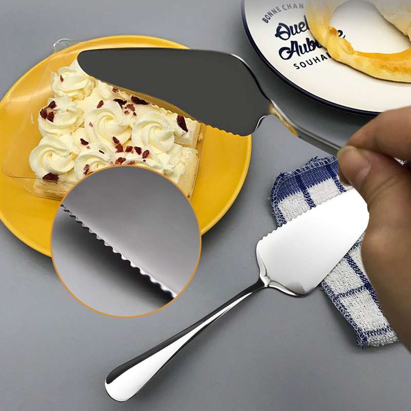 1pc Cake Spatula Stainless Steel Cake Spatula Cake Cutter Pizza Cutter Dessert Cutter For C