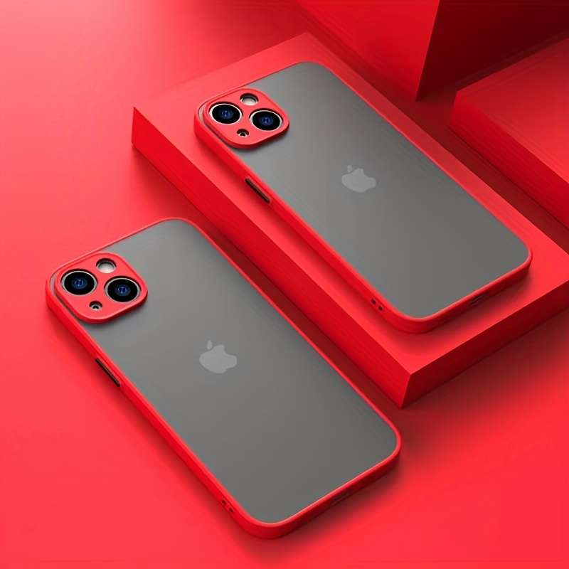 1Pc Army Green For iPhone 14 Pro Max Silicone Matte Phone Case