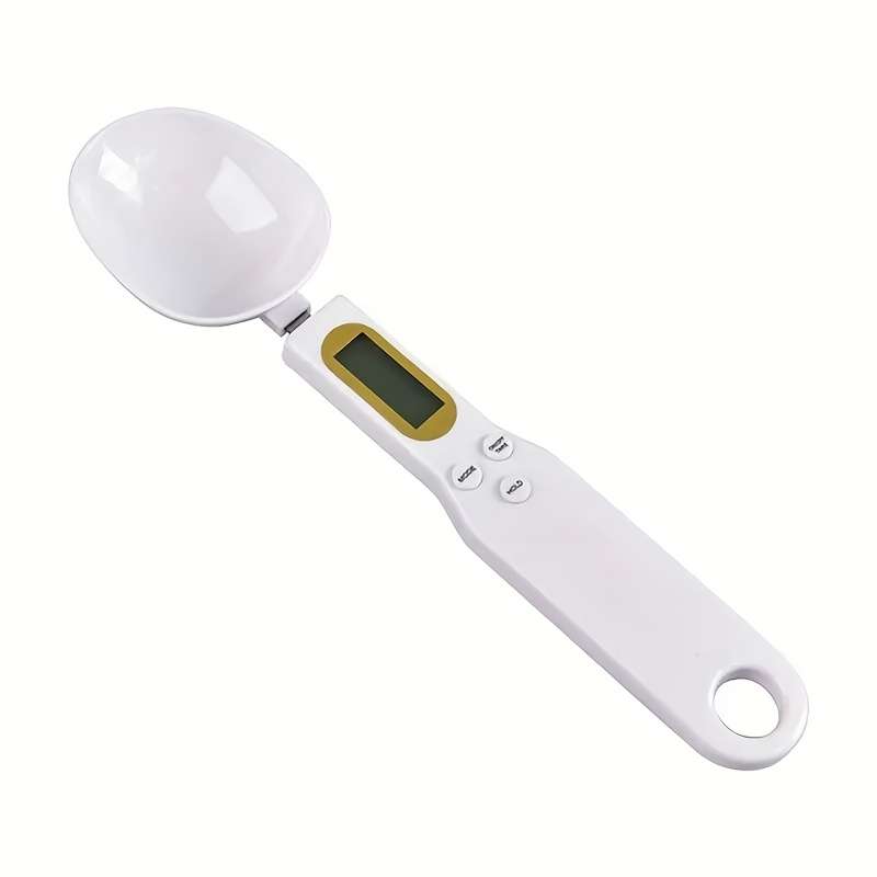 1pc AccuMeasure Digital Kitchen Scale Spoon Plastic LCD Display 0.1g-500g Precision Battery