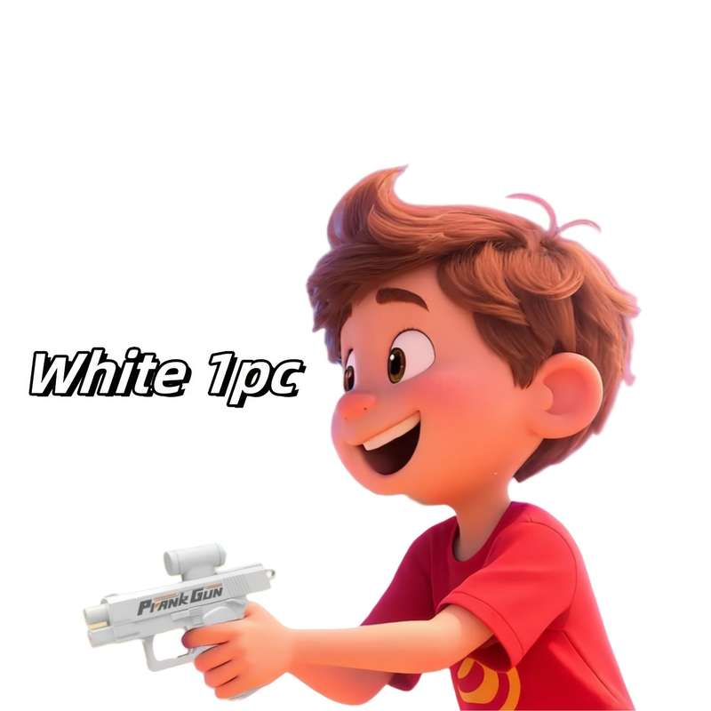 Toy Guns Color 1Pcs   White