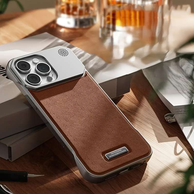 1Pc Blue For iPhone 12 Mini Invisible Magnetic Charging Ring Phone Case