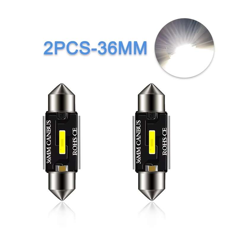 2pcs C5W LED CSP 1860 Signal Light Canbus Bulbs 36Mm Decorative Lights C10W LED Car I