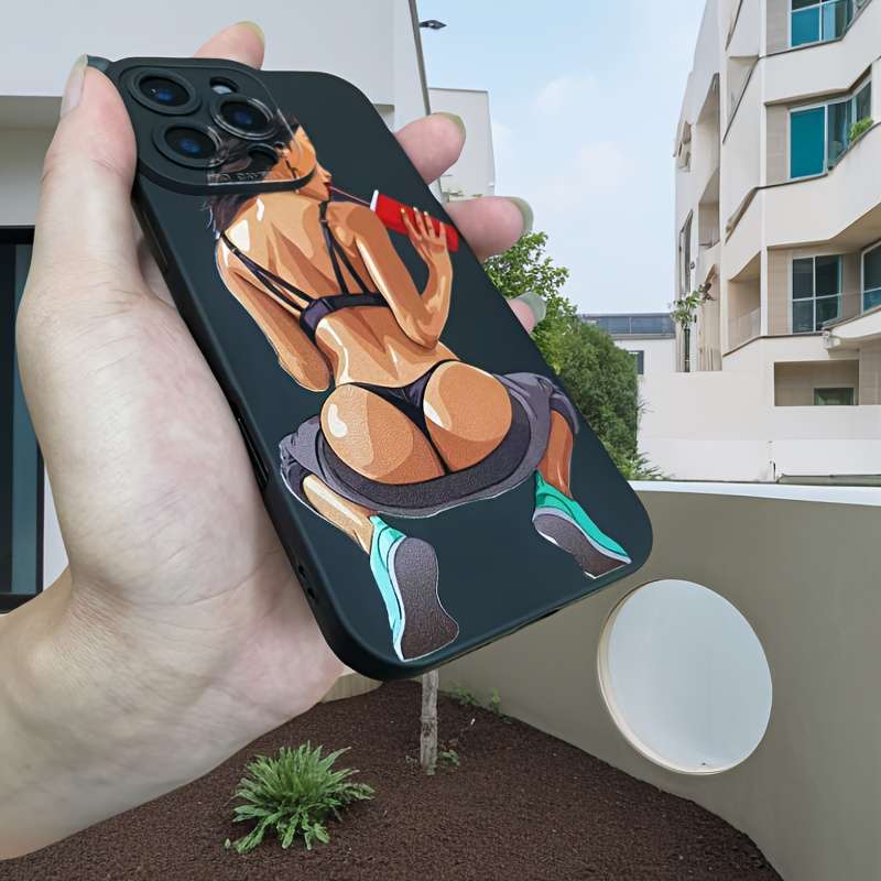 1Pc Black For iPhone 7 Plus 8 Plus Phone Case Phone Cover
