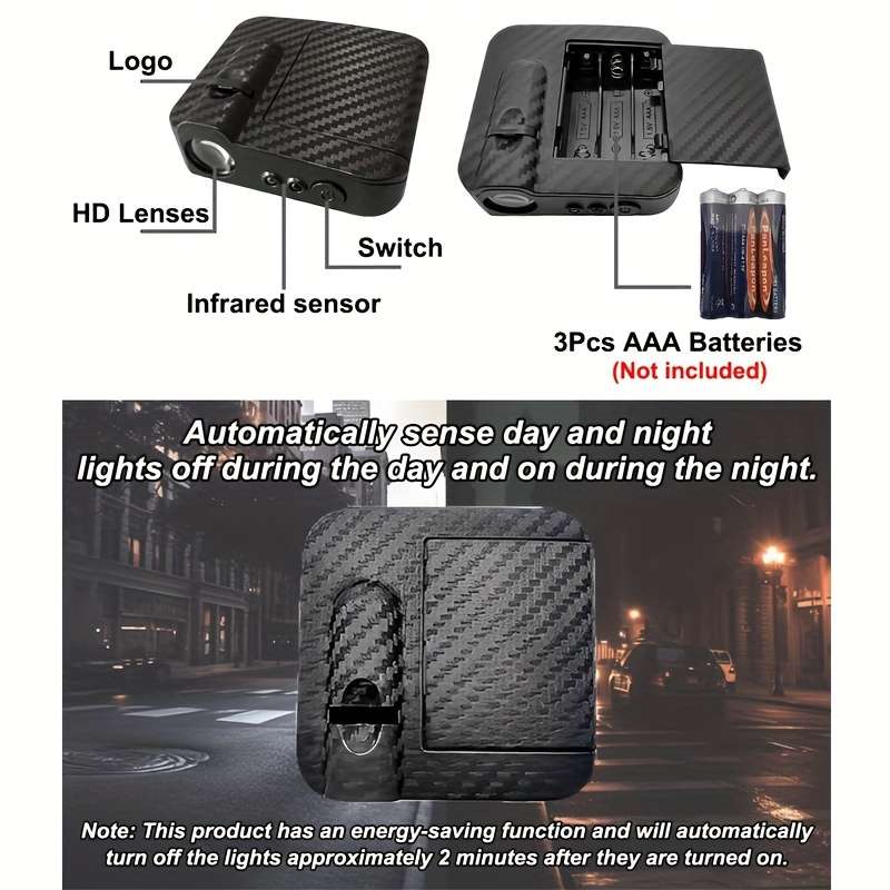 2pcs LED Car Door Projector Lights Energy-Efficient No-Drill Installation Welcome