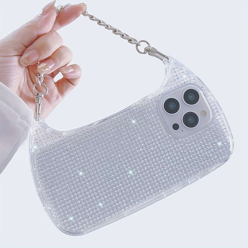1Pc Mixed Color For iPhone 15 Plus Luxurious Diamond Phone Case