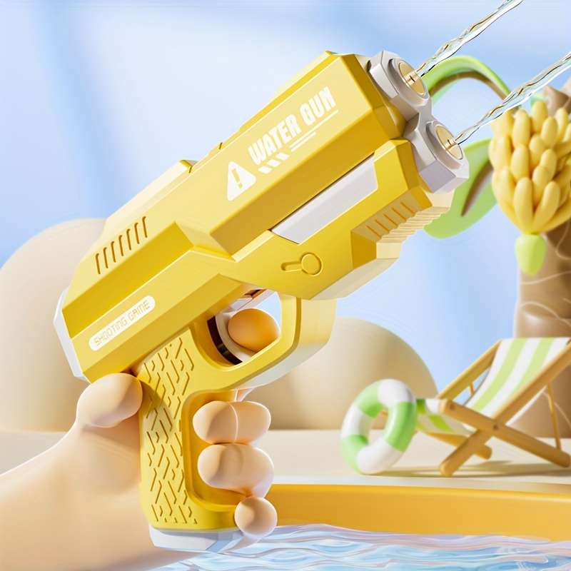 Toy Guns Color Red Water Gun With Two Blowholes