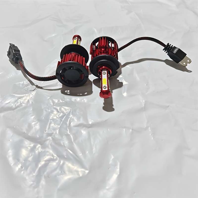 2pcs H7 LED Car Headlights High Beam 6000K White Light Durable Aluminum Alloy She