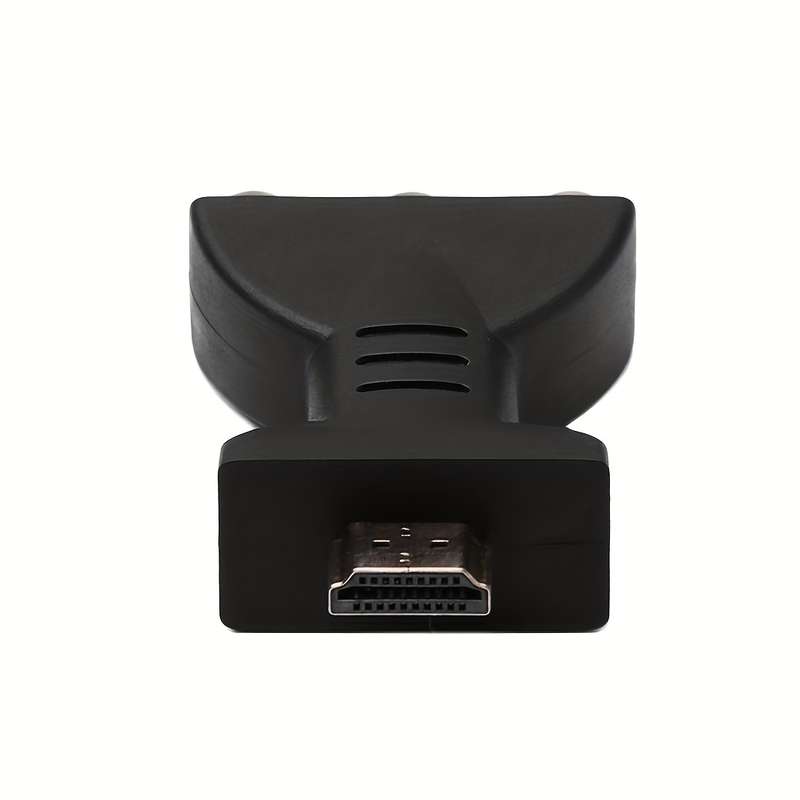 1 Pack Hdtv To 3 Rca Audio Video Av Component Converter