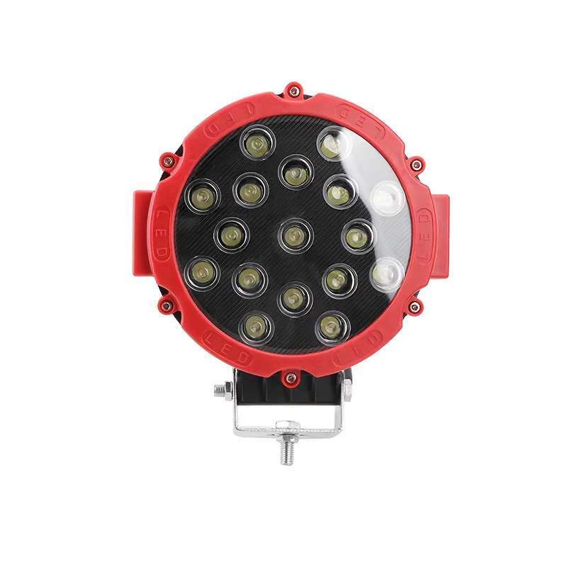 1pc 12V 51W Bright LED Light Off Road 4x4 Spotlight car Headlight Work Spot Lamp Auto