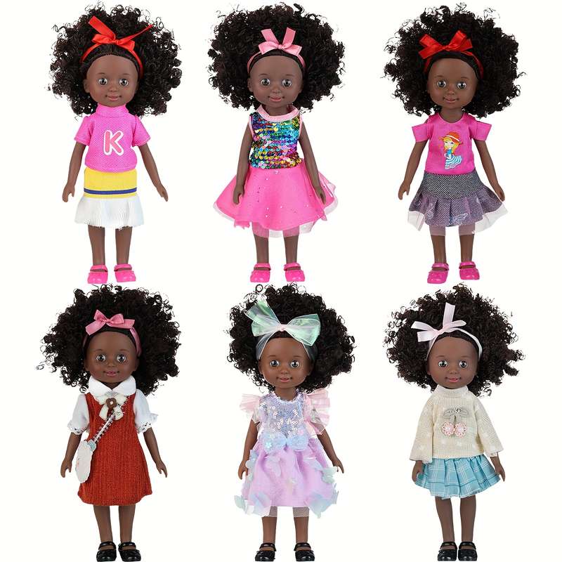 Toy Dolls Style ST Q10 070C Colorful Yarn Skirt