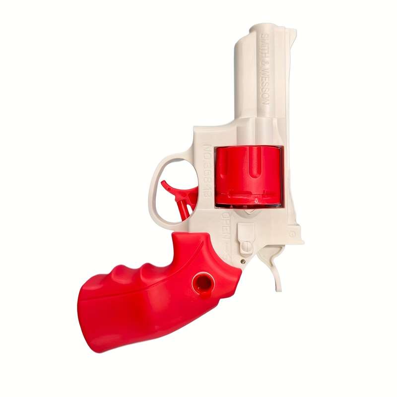 Toy Guns Color Revolver Water Gun   Peach Pink  Bagged