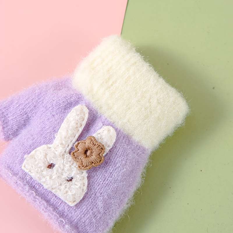 Winter Gloves Color Pink