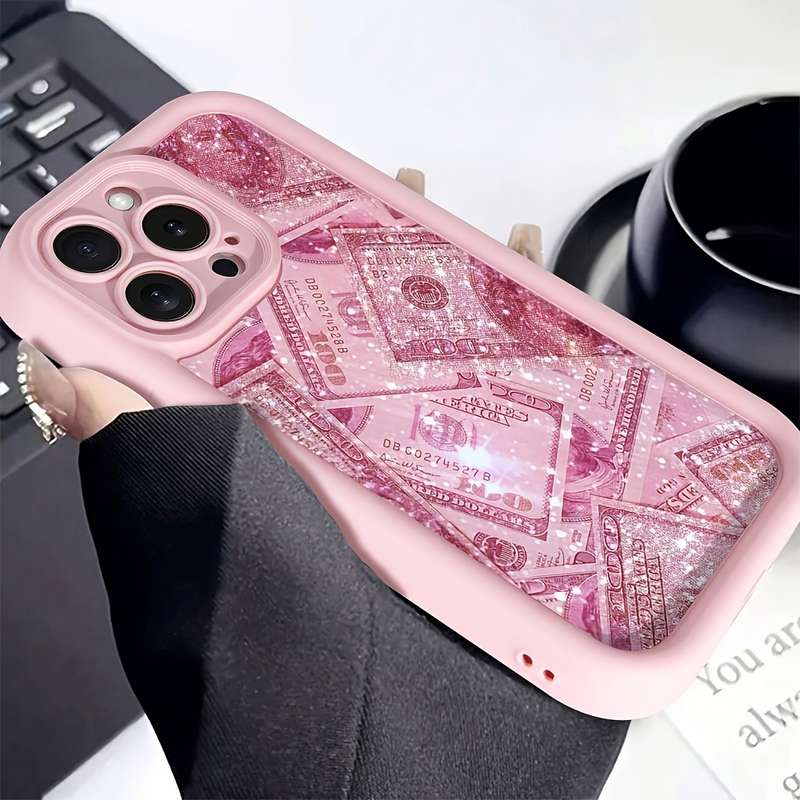 1Pc Pink Red For iPhone Xr Phone Case Phone Cover
