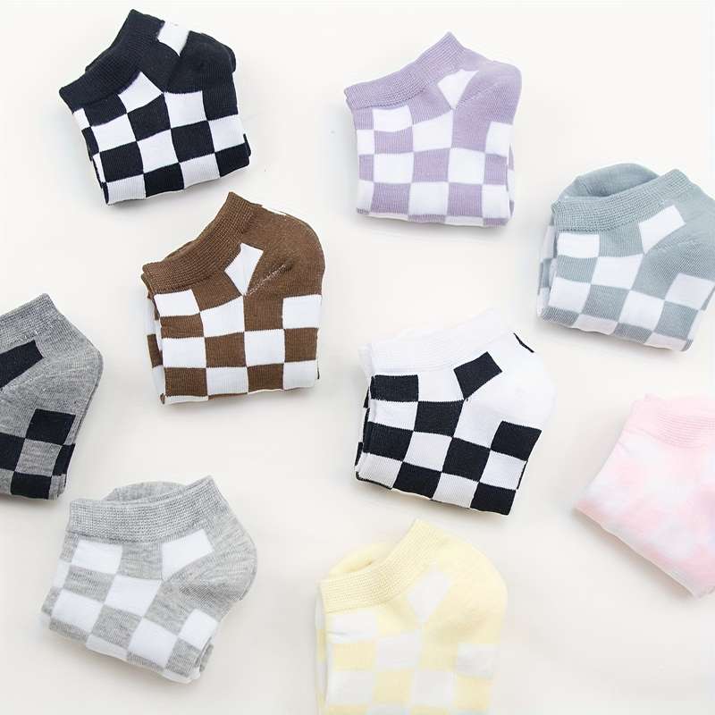 3 Pairs Mixed Color Random High Elastic Socks