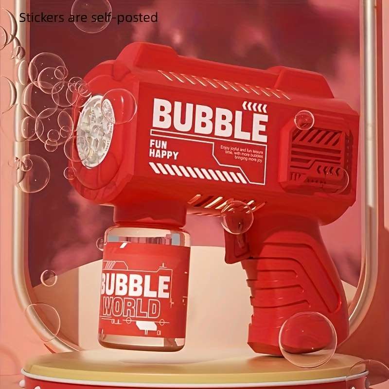 Toy Guns Color 10 Hole Bubble Machine Blue