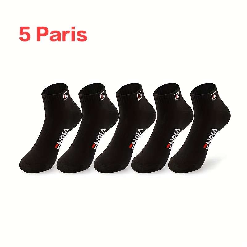 5 Pack Mixed Colors One Size High Elastic Socks