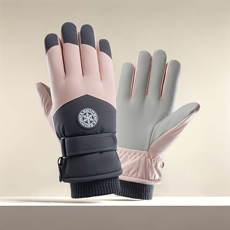 Winter Gloves Color Black Gray