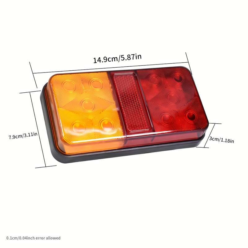 2pcs Multipurpose Led Car Light Bulb High Brightness Truck Tail Light Truck Trailer R