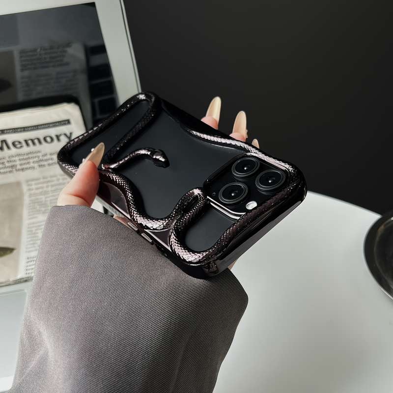 1Pc Silvery For iPhone 12 Phone Case Phone Cover