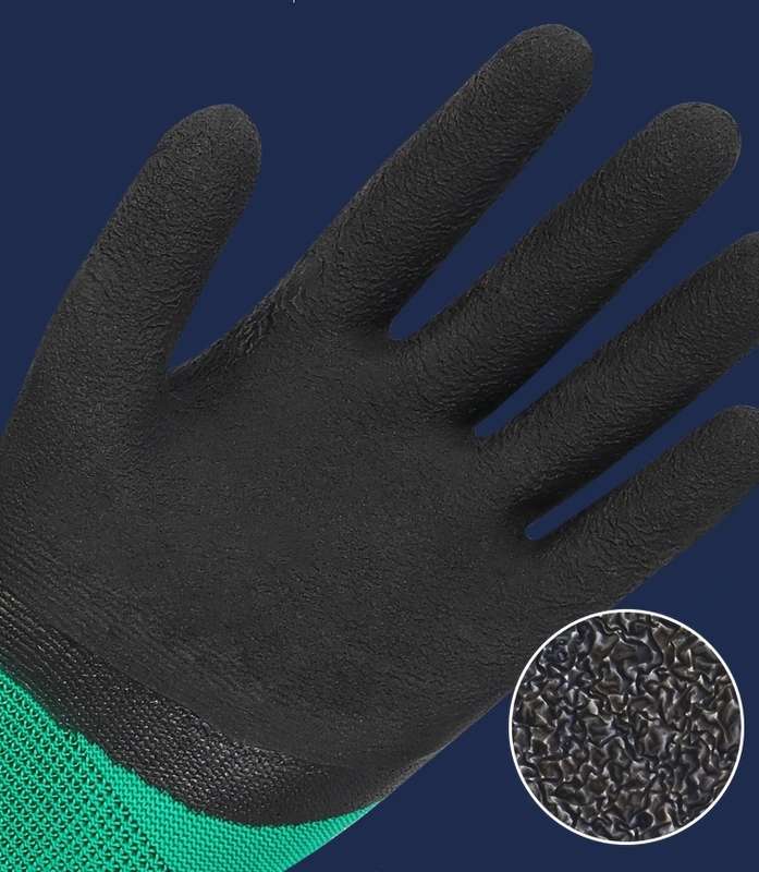 1 Pair Green Multi Purpose Work Gloves