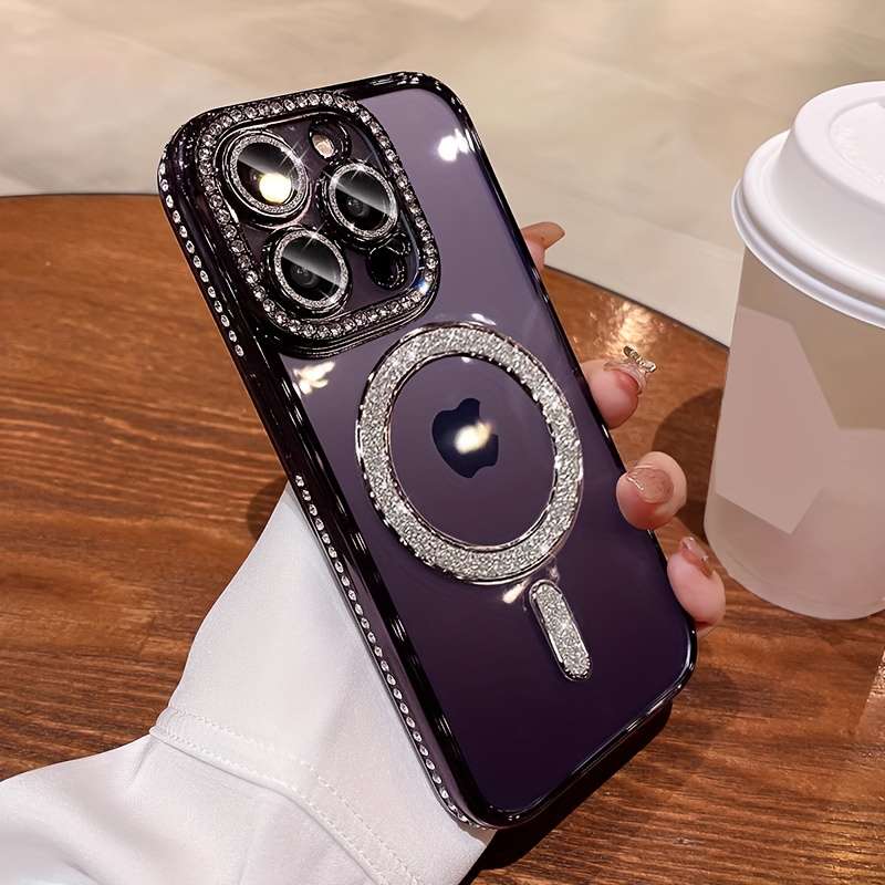 1Pc Black For iPhone 16 Pro Max Phone Case Phone Cover