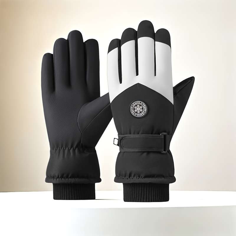 Winter Gloves Color Black Gray
